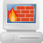 PC Firewall setup clipart