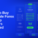 Forex VPS provider comparison showing CheapForexVPS as best value at 9.8/10, under 1ms latency, from $5/month.