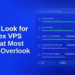 What to Look for in a Forex VPS and What Most Traders Overlook — a scored VPS evaluation checklist rating five criteria: network latency 95/100, server location 87/100, uptime SLA and redundancy 92/100 (overlooked), dedicated RAM and CPU cores 70/100 (overlooked), and 24/7 forex-expert support 65/100 (overlooked), with CheapForexVPS offering under 1ms latency, 99.95% uptime, from $5/month.