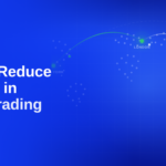 How to Reduce Latency in Forex Trading — a global network map highlighting active Equinix nodes in New York, London, Frankfurt, Tokyo, and Singapore, with the nearest node shown as Tokyo TY3 at 0.3ms latency.
