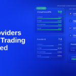 VPS Providers for MT4 Trading Compared — CheapForexVPS rated best pick at 9.8/10 with under 1ms latency, 99.99% uptime, native MT4 support, and pricing from $5/month, outscoring Provider B (7.4/10, 12ms latency, $18/month) and Provider C (6.1/10), with key metrics including low latency, high uptime, MT4/MT5 readiness, and value.